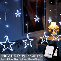 QIFU USB rideau lumineux joyeux noël décor pour la maison 2019 noël ornements arbre de noël pendentifs noël cadeaux nouvel an 2020