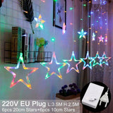 QIFU USB rideau lumineux joyeux noël décor pour la maison 2019 noël ornements arbre de noël pendentifs noël cadeaux nouvel an 2020