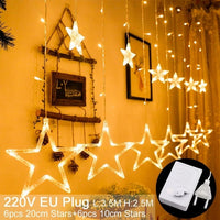QIFU USB rideau lumineux joyeux noël décor pour la maison 2019 noël ornements arbre de noël pendentifs noël cadeaux nouvel an 2020