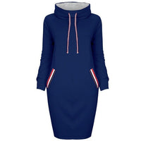 Women Hoodie Dress 2019 Winter Spring Women's Pullover Fashion Ladies Sweatshirts Female Long Hoodies Plus Size Women Pull Hoody on AliExpress
