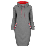 Women Hoodie Dress 2019 Winter Spring Women's Pullover Fashion Ladies Sweatshirts Female Long Hoodies Plus Size Women Pull Hoody on AliExpress