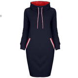 Women Hoodie Dress 2019 Winter Spring Women's Pullover Fashion Ladies Sweatshirts Female Long Hoodies Plus Size Women Pull Hoody on AliExpress