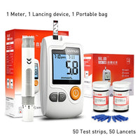 Cofoe GA 3 lecteur de glycémie et bandelettes de Test et aiguilles de lancettes