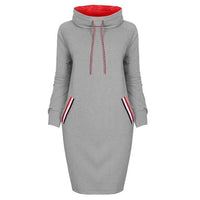 Women Hoodie Dress 2019 Winter Spring Women's Pullover Fashion Ladies Sweatshirts Female Long Hoodies Plus Size Women Pull Hoody on AliExpress