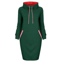 Women Hoodie Dress 2019 Winter Spring Women's Pullover Fashion Ladies Sweatshirts Female Long Hoodies Plus Size Women Pull Hoody on AliExpress