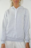 GREYMODA sweat femme peluche basique 100% coton confortable sport sweat mode hiver femme Streetwear décontracté taille unique