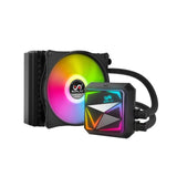 SOPLAY CPU Cooler Water Cooling CPU Radiator 120mm Fan Quiet Fan Pure Copper Rainbow Color Auto Running Support Intel/AMD