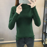 2019 Hot Autumn Winter Women Sweaters and Pullovers Fashion turtleneck Sweater Women twisted thickening slim pullover sweater