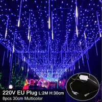 QIFU USB rideau lumineux joyeux noël décor pour la maison 2019 noël ornements arbre de noël pendentifs noël cadeaux nouvel an 2020