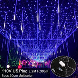 QIFU USB rideau lumineux joyeux noël décor pour la maison 2019 noël ornements arbre de noël pendentifs noël cadeaux nouvel an 2020