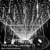QIFU USB rideau lumineux joyeux noël décor pour la maison 2019 noël ornements arbre de noël pendentifs noël cadeaux nouvel an 2020