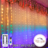 QIFU USB rideau lumineux joyeux noël décor pour la maison 2019 noël ornements arbre de noël pendentifs noël cadeaux nouvel an 2020