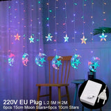 QIFU USB rideau lumineux joyeux noël décor pour la maison 2019 noël ornements arbre de noël pendentifs noël cadeaux nouvel an 2020