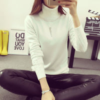 2019 Hot Autumn Winter Women Sweaters and Pullovers Fashion turtleneck Sweater Women twisted thickening slim pullover sweater