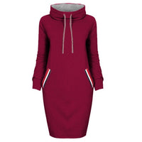 Women Hoodie Dress 2019 Winter Spring Women's Pullover Fashion Ladies Sweatshirts Female Long Hoodies Plus Size Women Pull Hoody on AliExpress