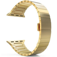 stainless steel strap for apple watch band 42mm 38mm 44mm 40mm metal Butterfly buckle watchband for iwatch bracelet 5/4/3/2/1